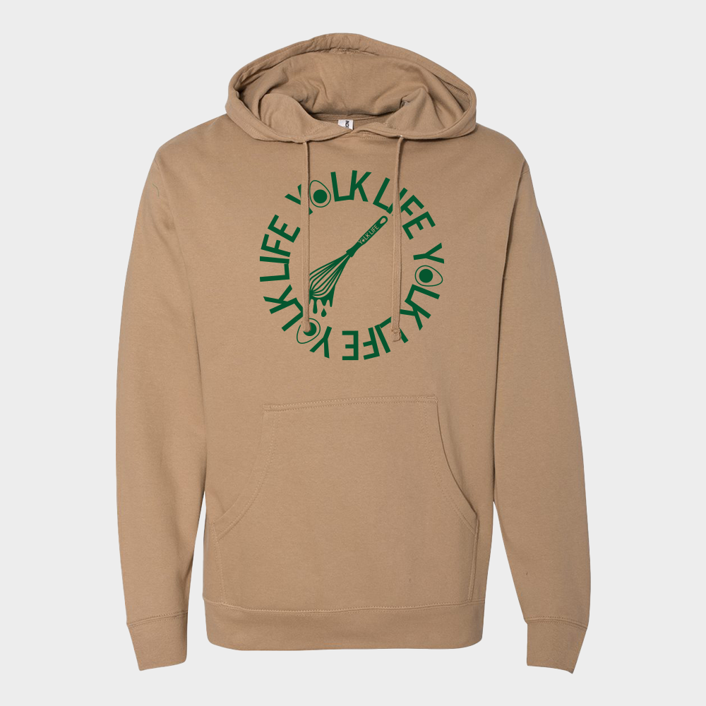 Circle of Yolk Life Hoodie - Unisex Hooded Pocket Sweatshirt