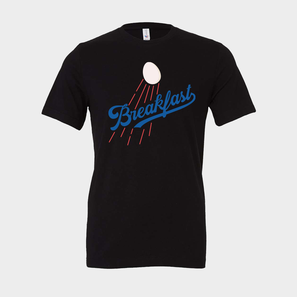 Breakfast Dodgers Tee - Unisex Short Sleeve Tee