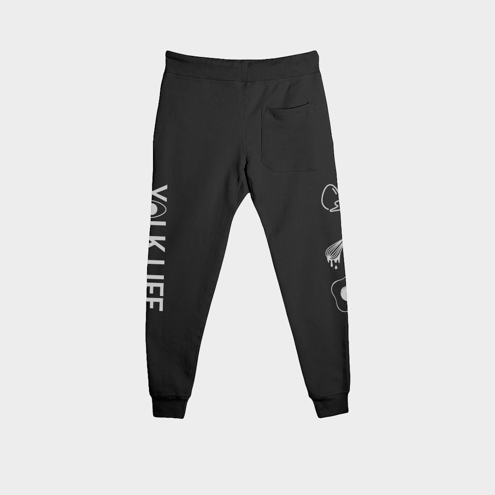 Yolk Life - Unisex Fleece Joggers Black