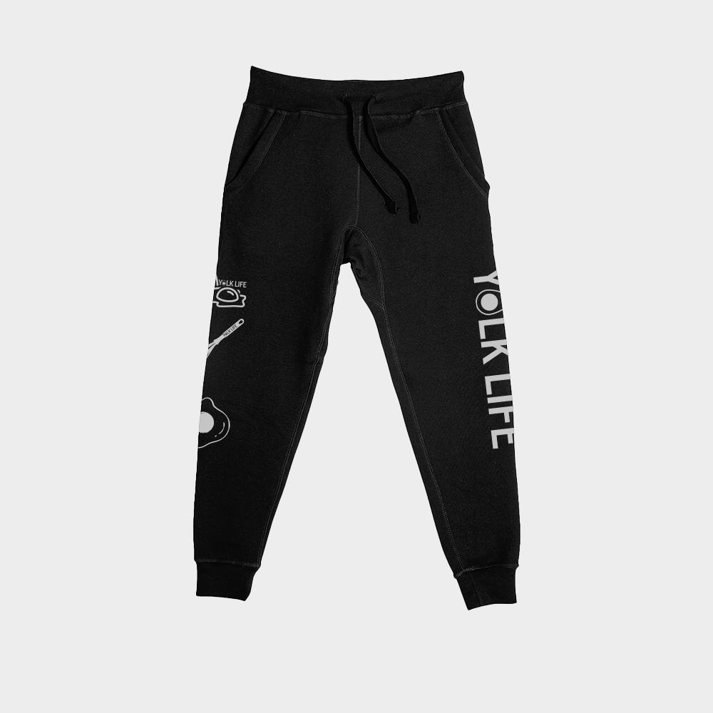 Yolk Life - Unisex Fleece Joggers Black