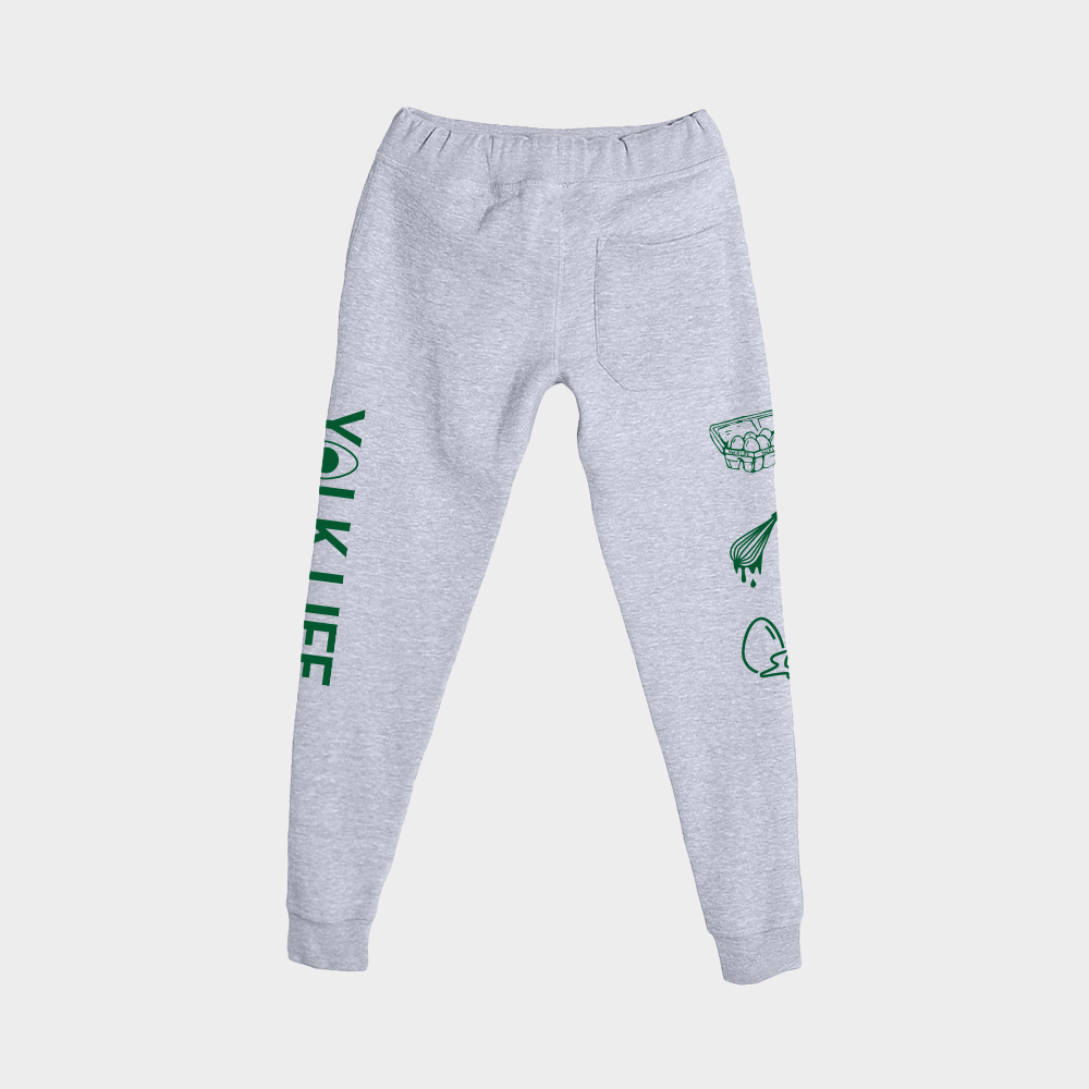 Yolk Life - Unisex Fleece Joggers Grey